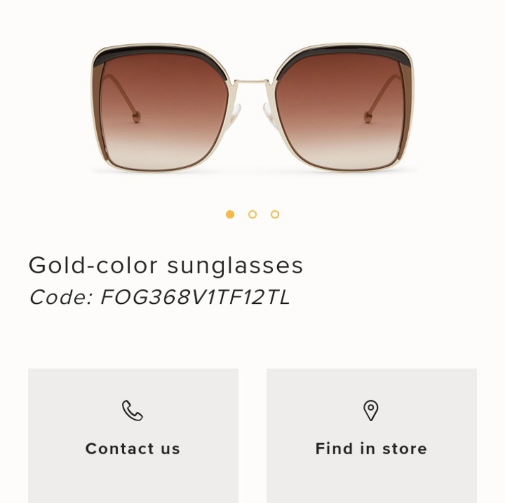 Fendi sunglasses